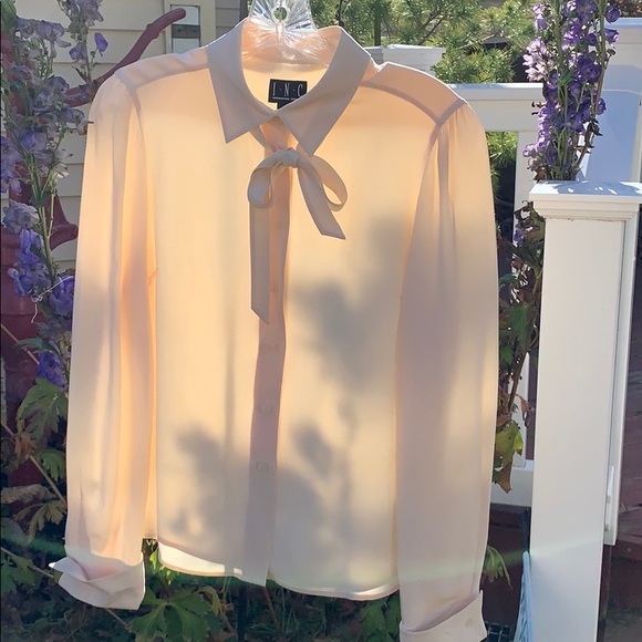 INC International Concepts Tops - INC long sleeve SILK blouse / EUC+ +size 8